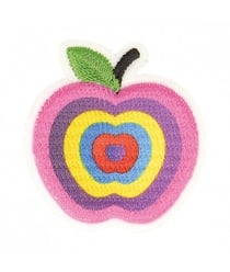 Ecussons Thermocollant Pomme Multicolore 3,1 X 3,5 cm - Mediac 03 Multicolore