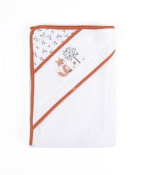 Sortie de Bain Personnalisable "Feuillage" – DMC Orange