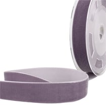 Bobine 10m Velours haute densité mauve