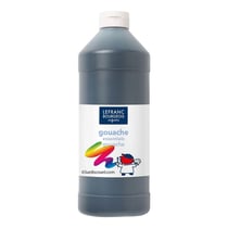 Bouteille De Peinture Gouache - Essentiels - 1 L - Noir - Lefranc Bourgeois