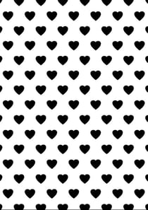 Stop Matrice d'embossage cœurs 13x18 cm - Artemio