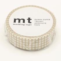 Masking Tape - Quadrillé or - 7 m x 15mm