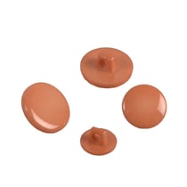 Bouton à queue nylon recylé orange citrouille
