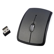 Souris Sans Fil Pliable 1600DPI 2.4GHz Pour PC et Mac Gris YONIS