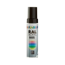 Stylo de retouche peinture acrylique - Noir - RAL 9005 - Mat - Tous supports - Duplicolor