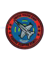 Écusson brodé “Avion” – Top Gun – 65x65mm️ Multicolore