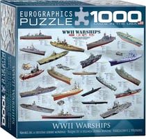 Puzzle 1000 pièces - Navires de guerre WWII - Eurographics