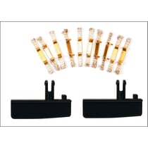 Double tresse de contact + quilles de guidage