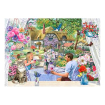 Puzzle 500 pièces - Pièces XXL - Profiter Du Jardin - HOP - House of Puzzles