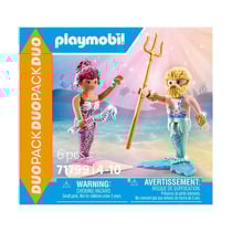 Playmobil Duo Pack 71799 Sirène et Triton avec sceptre et trident