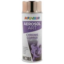 Bombe de peinture - Effet chrome cuivre - Brillant - Tous supports - Aérosol Art