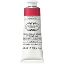 Encre taille douce - Pour la gravure - Rouge géranium - 375 - Charbonnel - Tube 60ml