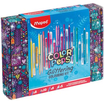 Kit couleurs scintillantes - Maped - Bleu