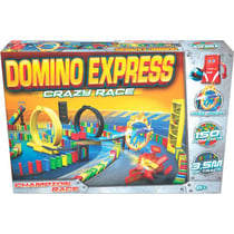 Domino express crazy race - 150 domino - goliath - 381008 - jeu construction