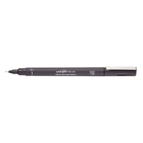 Lot de 12 feutres techniques PIN 01200 GF - UNI-BALL - Pointe ogive 0,1 mm - Gris foncé