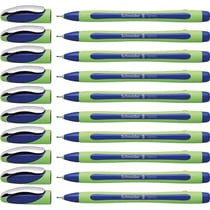 Lot de 10 stylos feutres d'écriture pointe 0.8 mm - SCHNEIDER - Xpress - Bleu