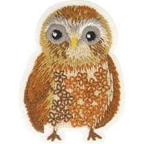 Ecusson thermocollant chouette 4x5cm