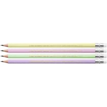 Lot de 4 Crayons graphites - BIC - Évolution pastel HB - Bout gomme