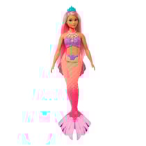Barbie Dreamtopia Poupée Mannequin Sirène Cheveux Roses