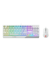 Ensemble clavier et souris Gamer MSI Vigor GK30 Combo - Blanc - 1,161 kg