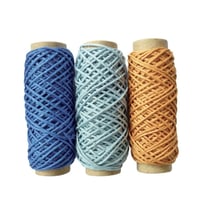 Graine Créative - Bobines de chanvre Océan 3 x 20m