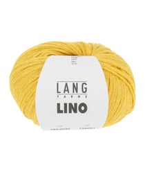 Pelote de lin à tricoter Lino - Lang Yarns 49 Jaune