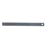 Réglet acier flexible graduation sur 2 bords ép 0,5mm l 13mm L 15cm