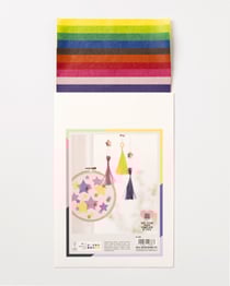 Papier transparent vitrail, 10 couleur, 20x30cm, 42g/m2, class. 10 feuilles