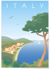 Poster Italie | A3 : 29,7x42cm