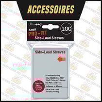 Ultra Pro - Sleeves Format JAP - Pro-fit - Side Load Transparent - Small (x100)