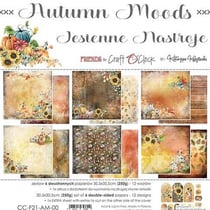 6 papiers scrapbooking 30 x30 cm Craft O' Clock AUTUMN MOODS