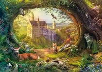 Puzzle 1000 pièces - Château de Conte de Fées dans la Forêt - Schmidt Spiele