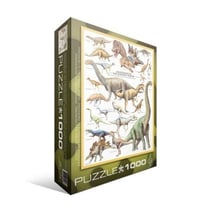 Puzzle 1000 pièces - Les Dinosaures - Période du Jurassique - Eurographics