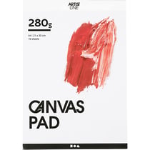 Bloc de papier Canvas, A4, feuille 210x297 mm, 280 gr, blanc, 10 flles/ 1 pièce