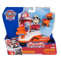 Paw Patrol Fire Rescue - Zuma avec le canot de sauvetage