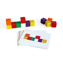 OZ International - cube d'initiation à la géométrie 76 pièces