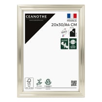 Cadre photo Julia blanc doré 20x30/A4 cm