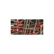 épingles avec tête colorà­ée, 21x0,7mm, boîte 500 pièces, rouge classique