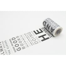 Masking Tape MT Casa Shade Spécial Vitre 9 cm texte optique