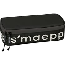 Trousse - Rectangulaire - Noir - Grand format - Scolaire - 22x11x6cm - S'maepp