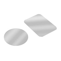 Avizar 2x Adaptateurs Plaques Métalliques Compatible Magnétique Fixation Adhésive Argent