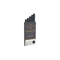 PARKER 5 Cartouches d'encre longues QUINK, noir