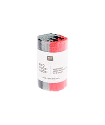 Fil à Nouer 6,5 cm Marbré - Rico Hooki Hooki Bleu Glacé