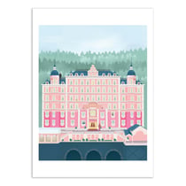 Affiche 30x40 cm - The Grand Budapest Hotel - Petra Lizde