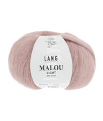 Pelote d'Alpaga et laine MALOU LIGHT - LANG YARNS 148 Rose