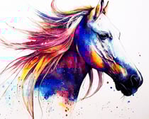 Kit diamond painting Cheval 40 x 50 cm