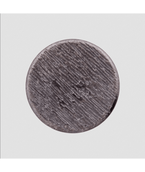 Bouton rond strillé relief à queue 15mm - Prym 835 Titane
