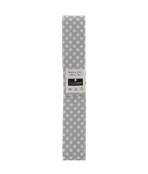 Biais en coton motif Pois 1,5m x 20mm - Passion Rubans Gris