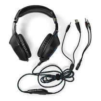 Nedis Casque Gamer Filaire Stéréo USB-A avec Télécommande Intégrée Noir
