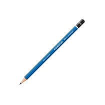 Crayon graphite STAEDTLER Mars Lumograph 100 - Mine 2 mm - Dureté 2B - Bleu - Lot de 12